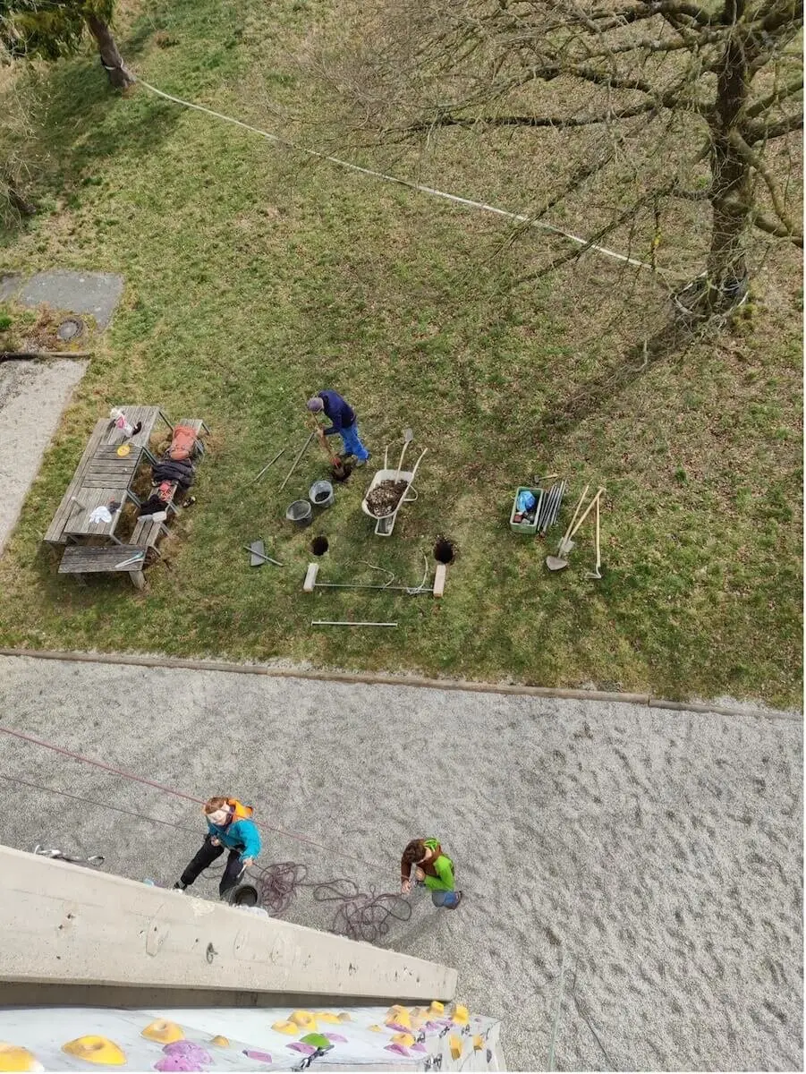 Arbeitsdienst März 2023 | © DAV Markt Schwaben/Max Mayr