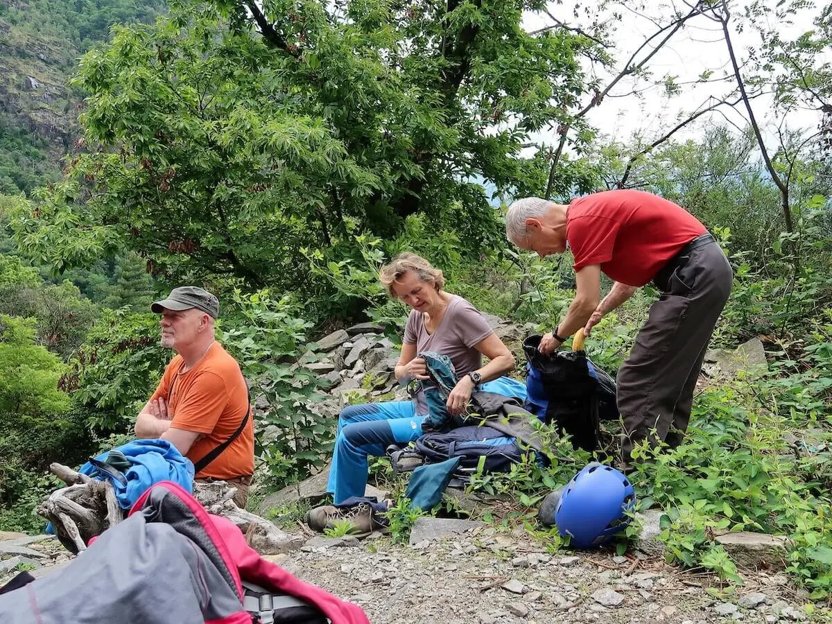 Klettern, Wandern, Radfahren Himmelfahrtswochenende 2023 Tessin | © DAV Markt Schwaben/Susanne Mayerl