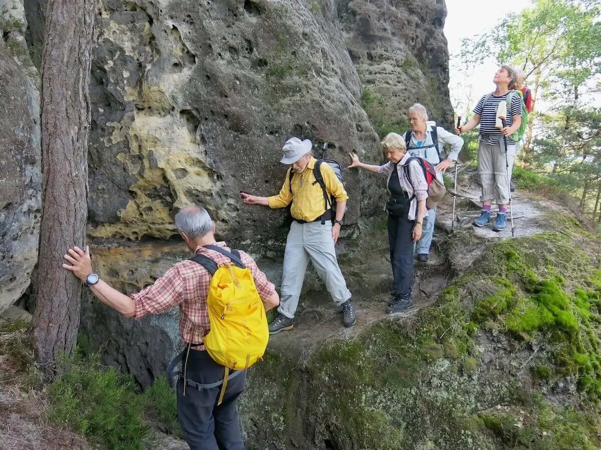 Bergwandern Elbsandstein 2023 Juni | © DAV Markt Schwaben/Erwin Matzinger