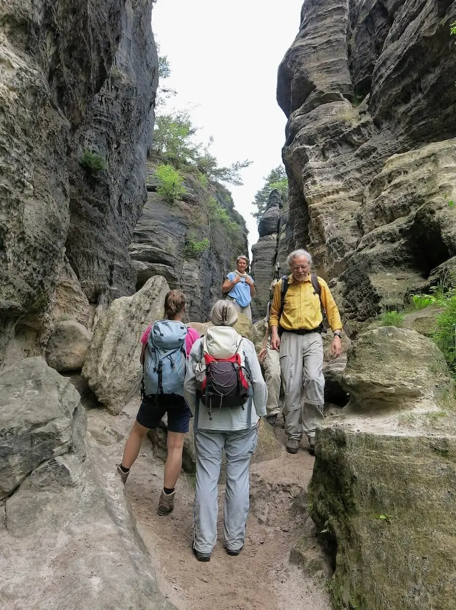 Bergwandern Elbsandstein 2023 Juni | © DAV Markt Schwaben/Erwin Matzinger