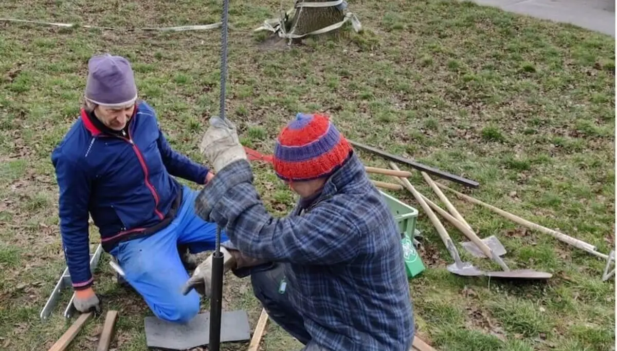 Arbeitsdienst März 2023 | © DAV Markt Schwaben | Foto Max Mayr