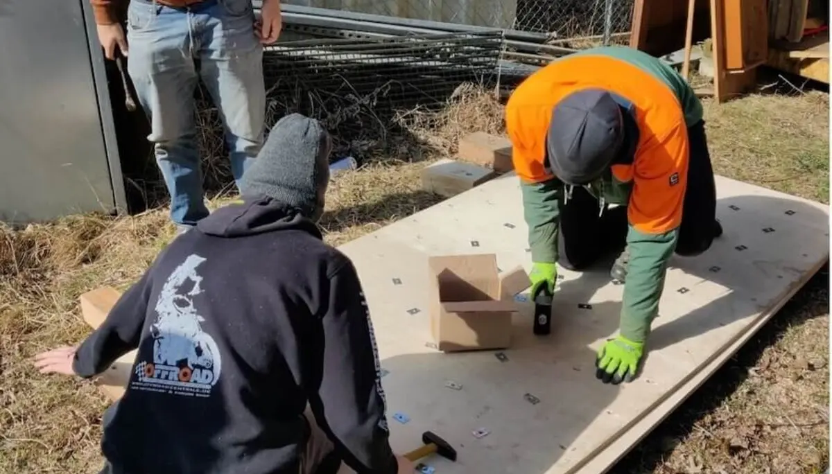 Arbeitsdienst März 2023 | © DAV Markt Schwaben | Foto Max Mayr