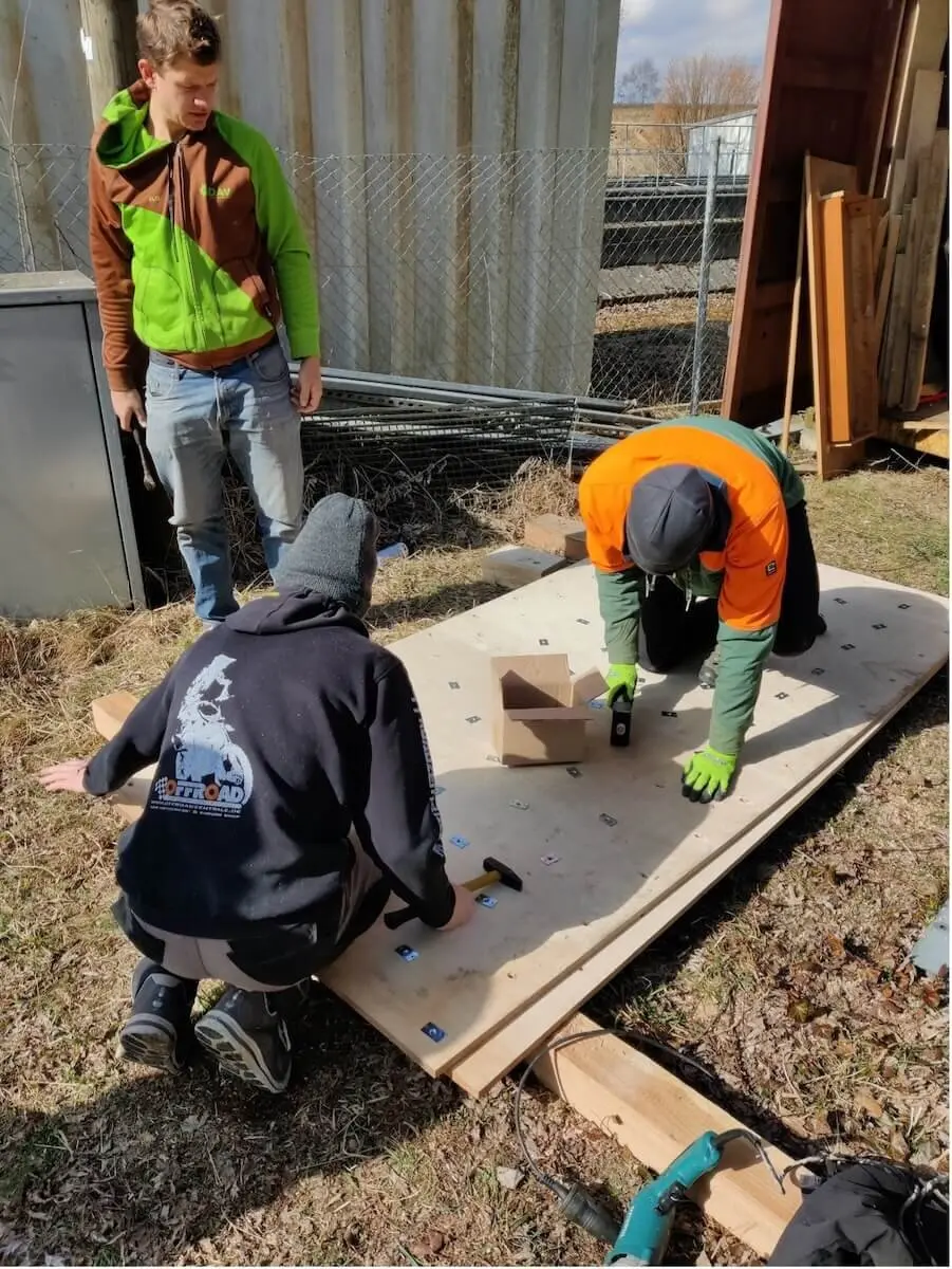 Arbeitsdienst März 2023 | © DAV Markt Schwaben | Foto Max Mayr