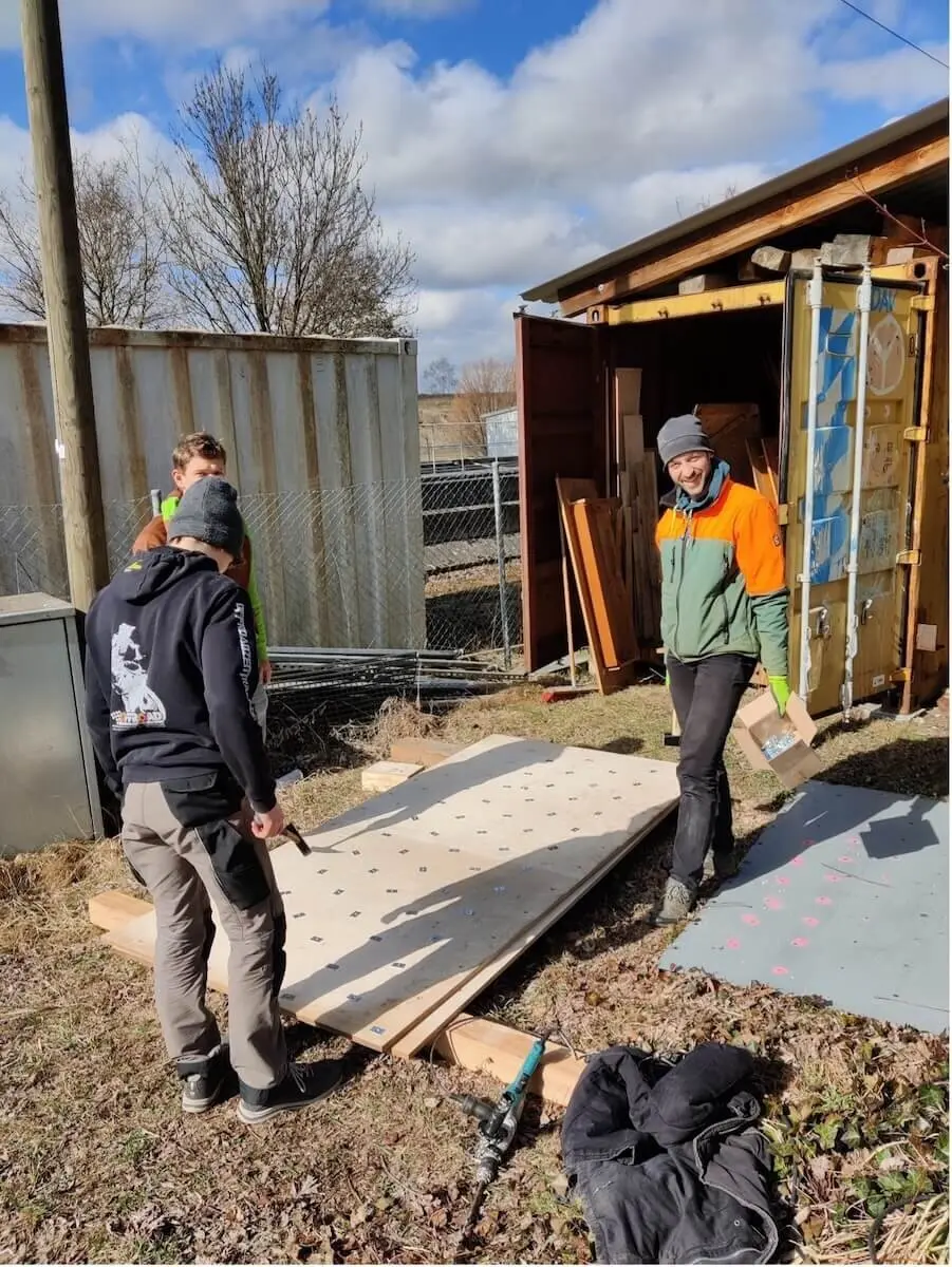 Arbeitsdienst März 2023 | © DAV Markt Schwaben | Foto Max Mayr