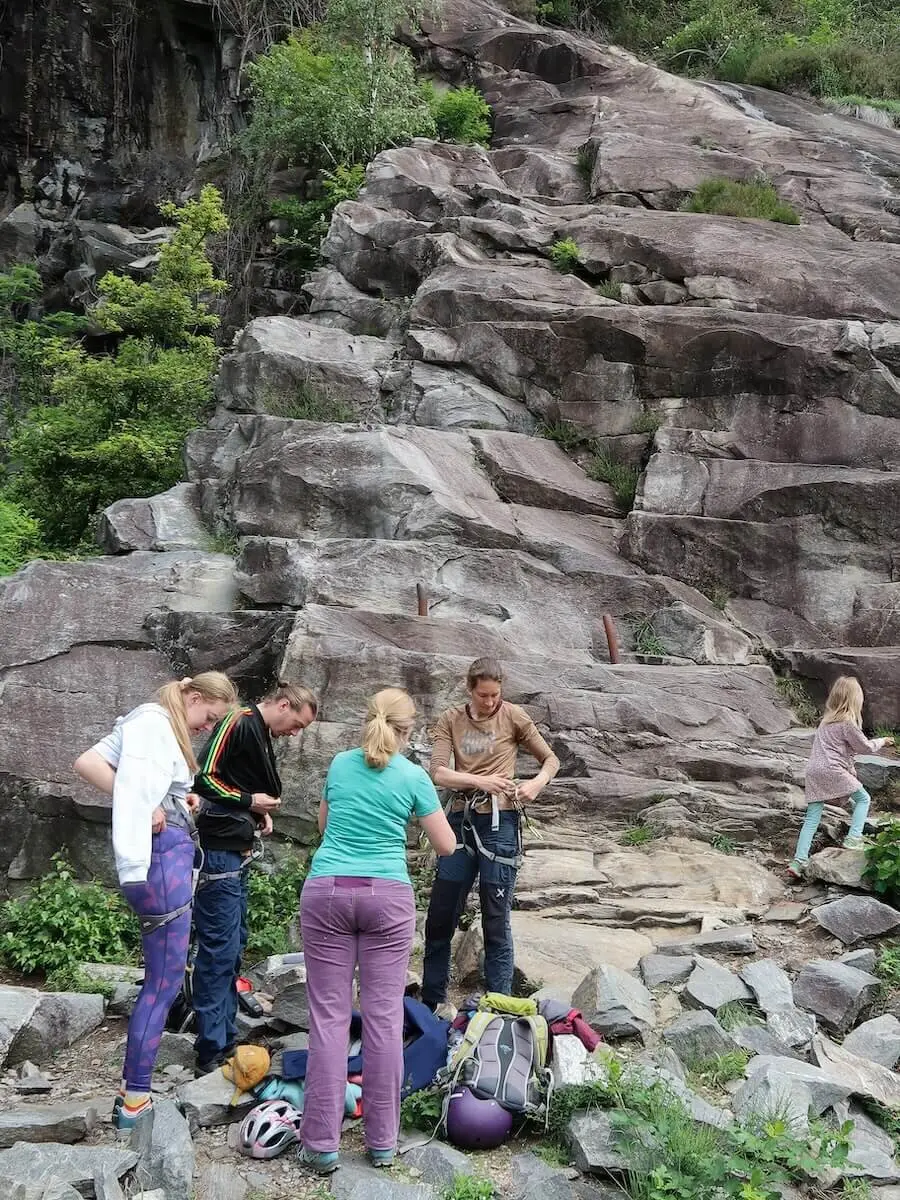 Klettern, Wandern, Radfahren Himmelfahrtswochenende 2023 Tessin | © DAV Markt Schwaben | Foto Susanne Mayerl