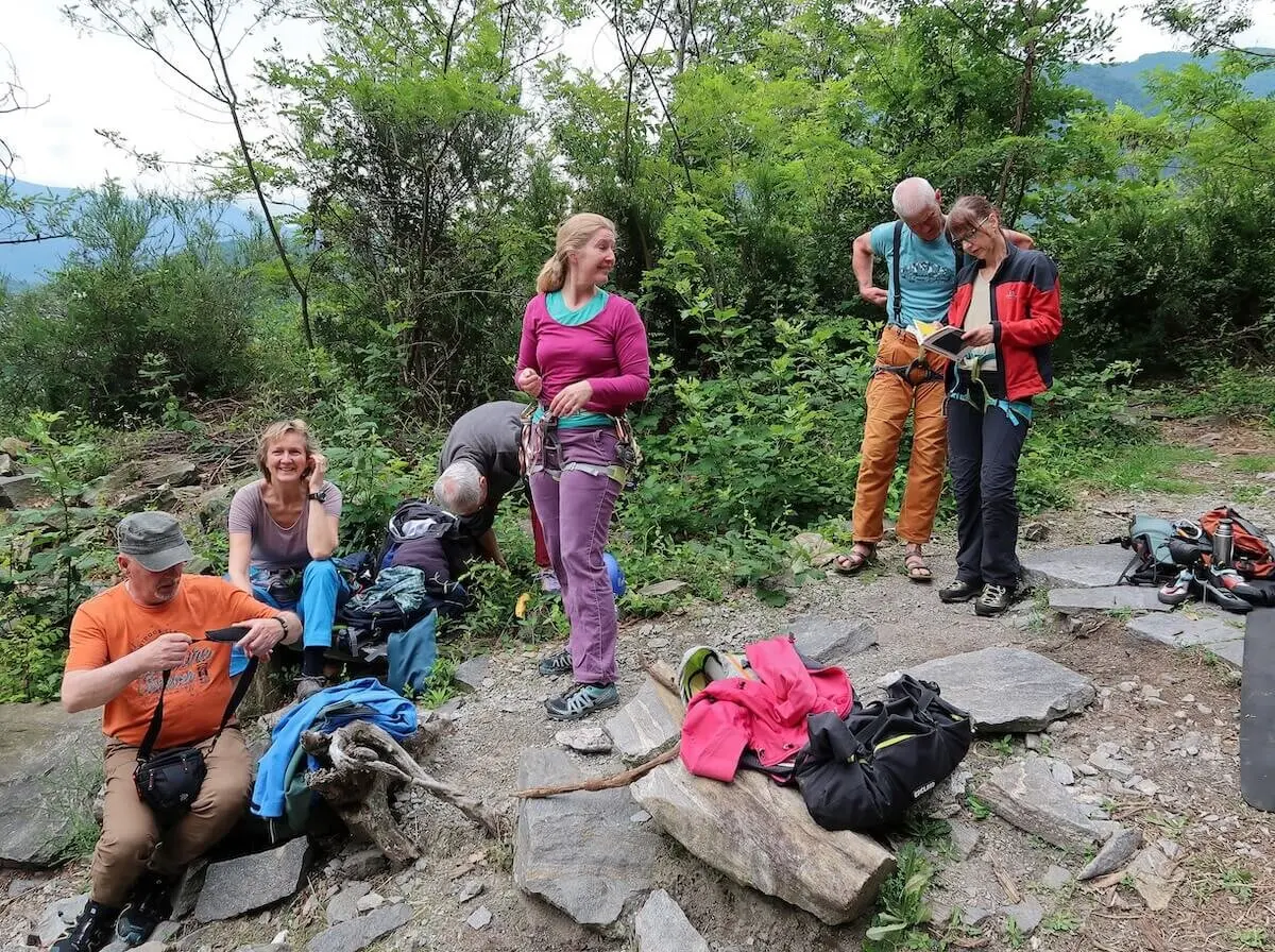 Klettern, Wandern, Radfahren Himmelfahrtswochenende 2023 Tessin | © DAV Markt Schwaben | Foto Susanne Mayerl