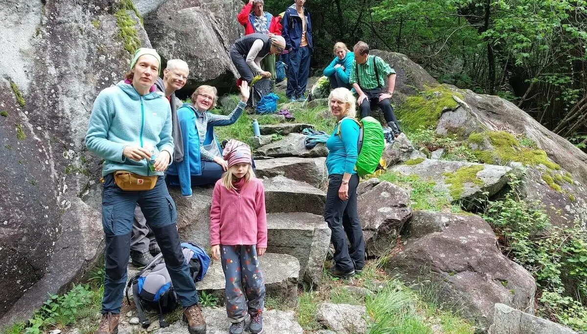 Klettern, Wandern, Radfahren Himmelfahrtswochenende 2023 Tessin | © DAV Markt Schwaben | Foto Lutz Gründel