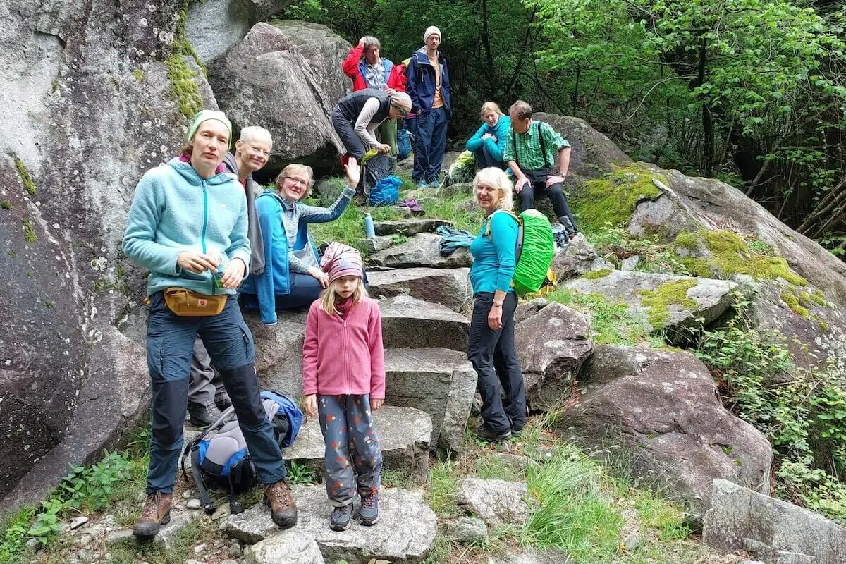 Klettern, Wandern, Radfahren Himmelfahrtswochenende 2023 Tessin | © DAV Markt Schwaben | Foto Lutz Gründel