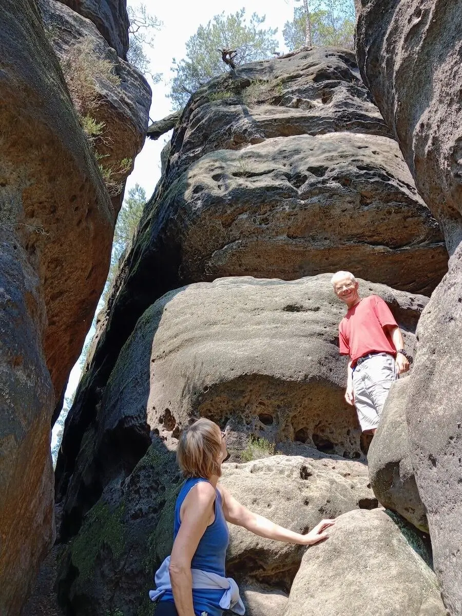 Bergwandern Elbsandstein 2023 Juni | © Sabine Hainz