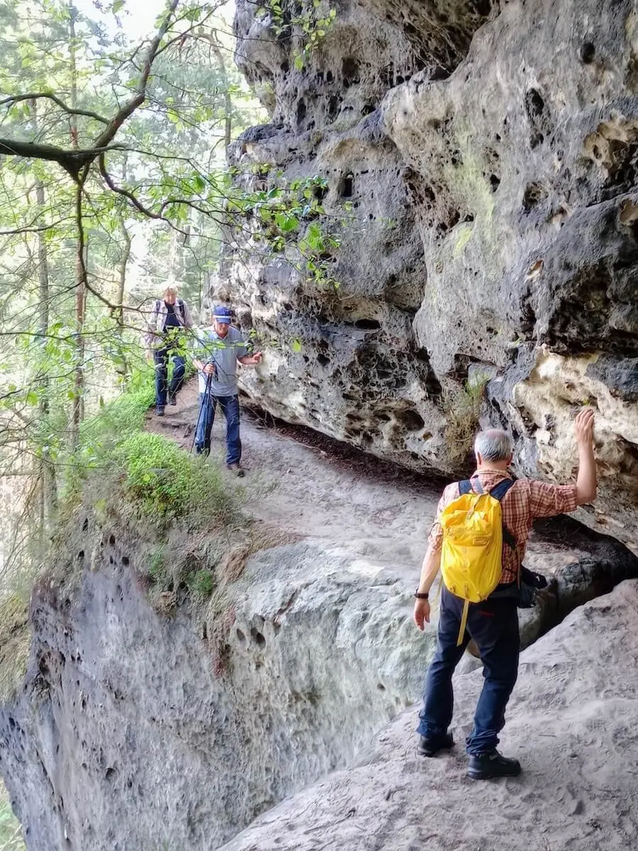 Bergwandern Elbsandstein 2023 Juni | © Sabine Hainz