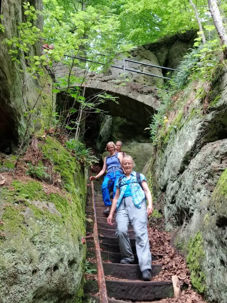 Bergwandern Elbsandstein 2023 Juni | © Sabine Hainz