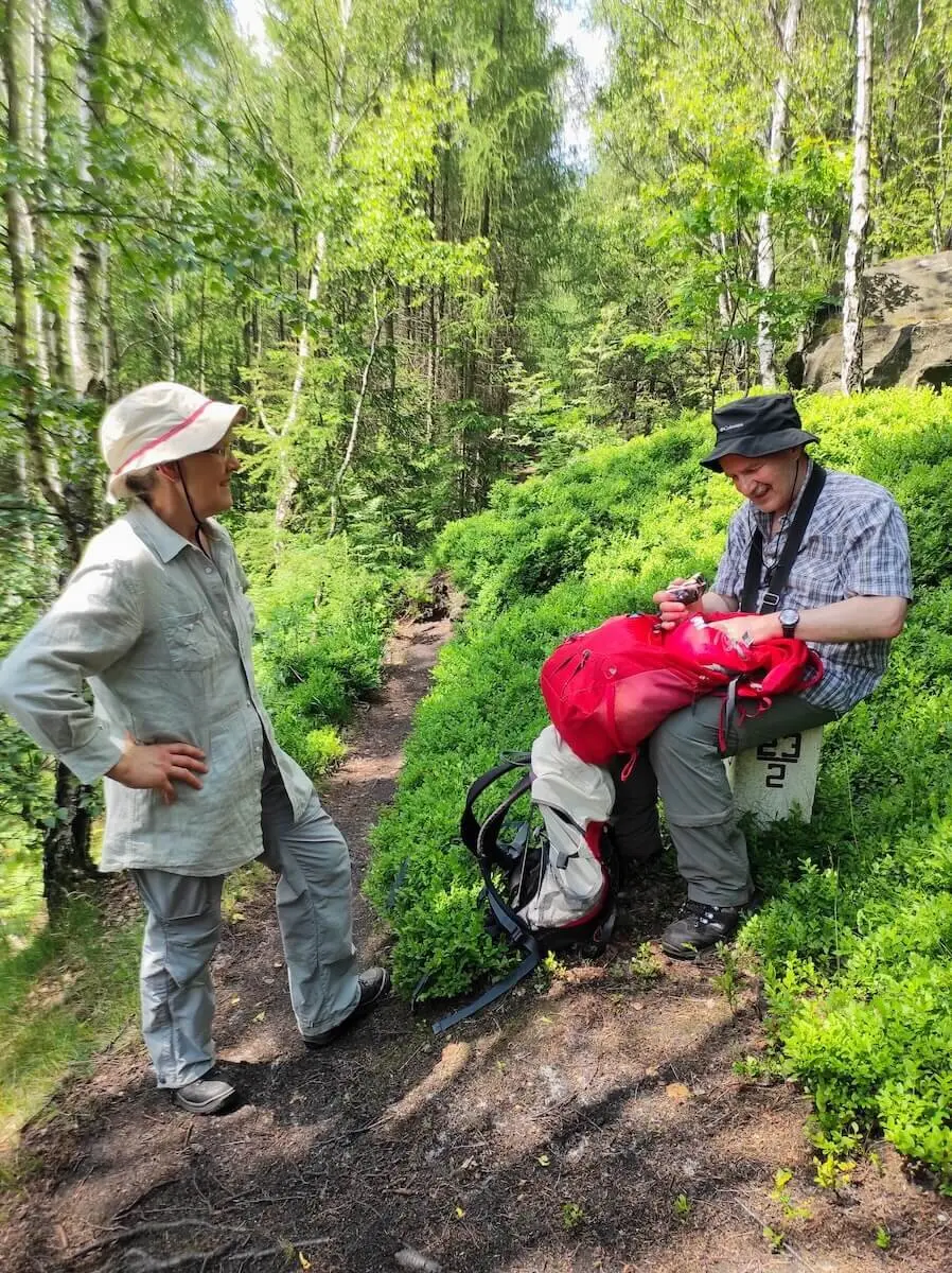 Bergwandern Elbsandstein 2023 Juni | © Jacqueline Kästner