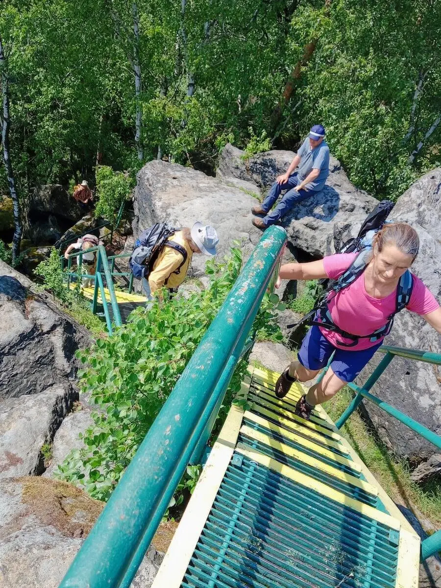 Bergwandern Elbsandstein 2023 Juni | © Sabine Hainz