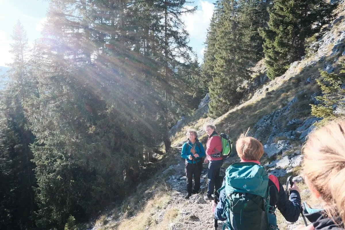 Jahreszeitwanderung Herbst 2023 Oktober | © DAV Markt Schwaben | Foto Bernhard Zech