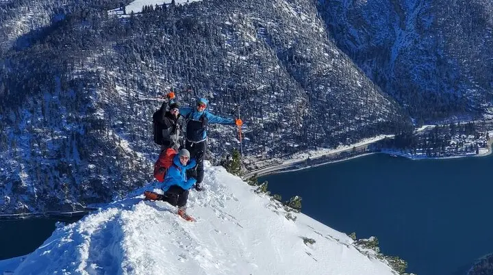 Gipfeglatscha Skitour 2024 Januar | © DAV Markt Schwaben | Foto Walter Kressirer