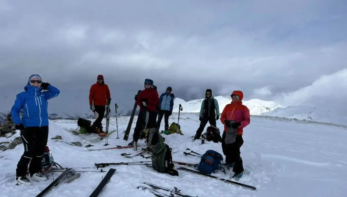 Bei starkem Wind auf dem Innerer Nocken | © DAV Markt Schwaben/Markus Sellmeier