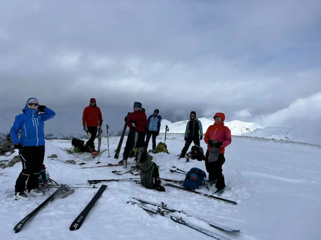 Bei starkem Wind auf dem Innerer Nocken | © DAV Markt Schwaben/Markus Sellmeier