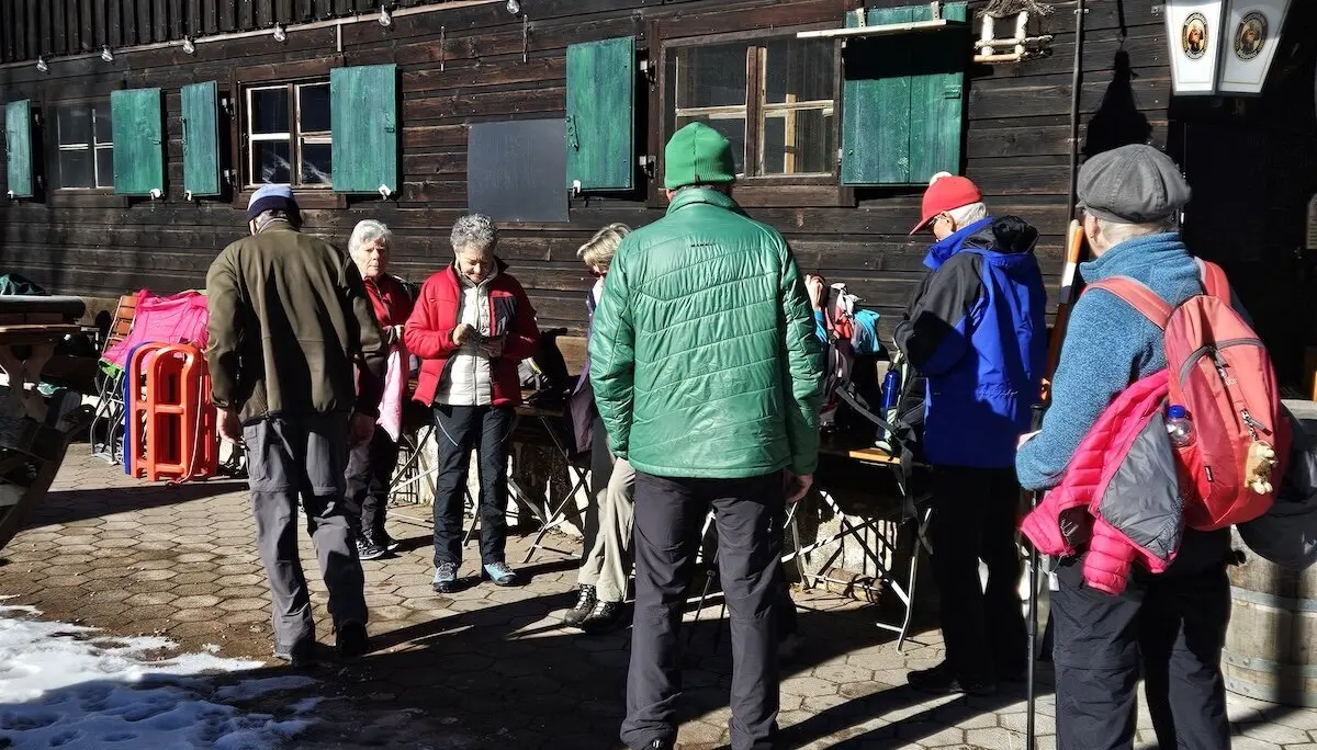 Winterwanderung Buchsteinhütte 2024 Februar | © DAV Markt Schwaben | Foto Hubert Inhofer