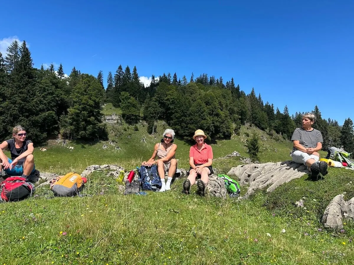 Jahreszeitenwanderung Sommer Taubensee 2024 August | © DAV Markt Schwaben | Foto Elke Kressirer