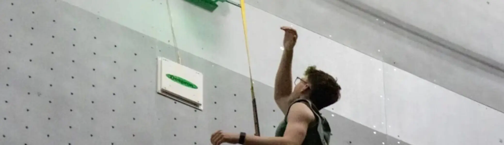 Aodhan Umlauf at IFSC Youth European Championships Troyes 2024 | © IFSC