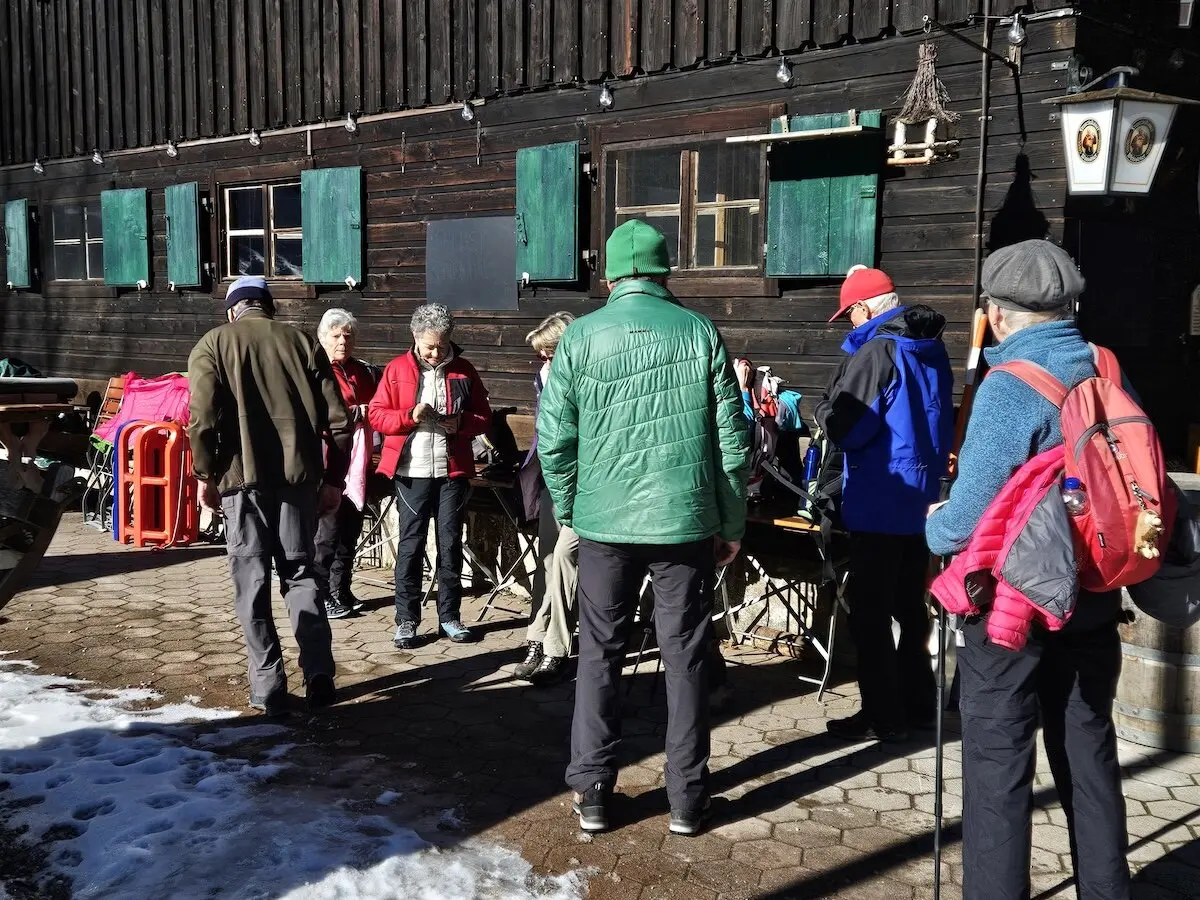 Winterwanderung Buchsteinhütte 2024 Februar | © DAV Markt Schwaben | Foto Hubert Inhofer