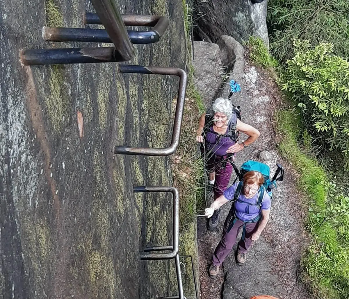 Wilde Touren im Elbsandstein Juni 2024 | © DAV Markt Schwaben | Foto Isabella Adams