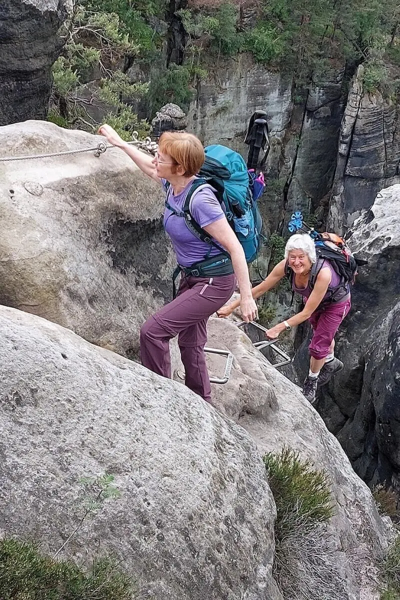 Wilde Touren im Elbsandstein Juni 2024 | © DAV Markt Schwaben | Foto Lutz Gründel