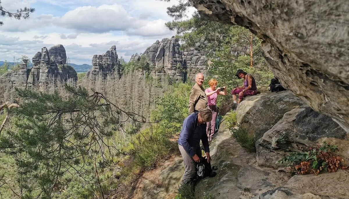 Wilde Touren im Elbsandstein Juni 2024 | © DAV Markt Schwaben | Foto Stefan Adams