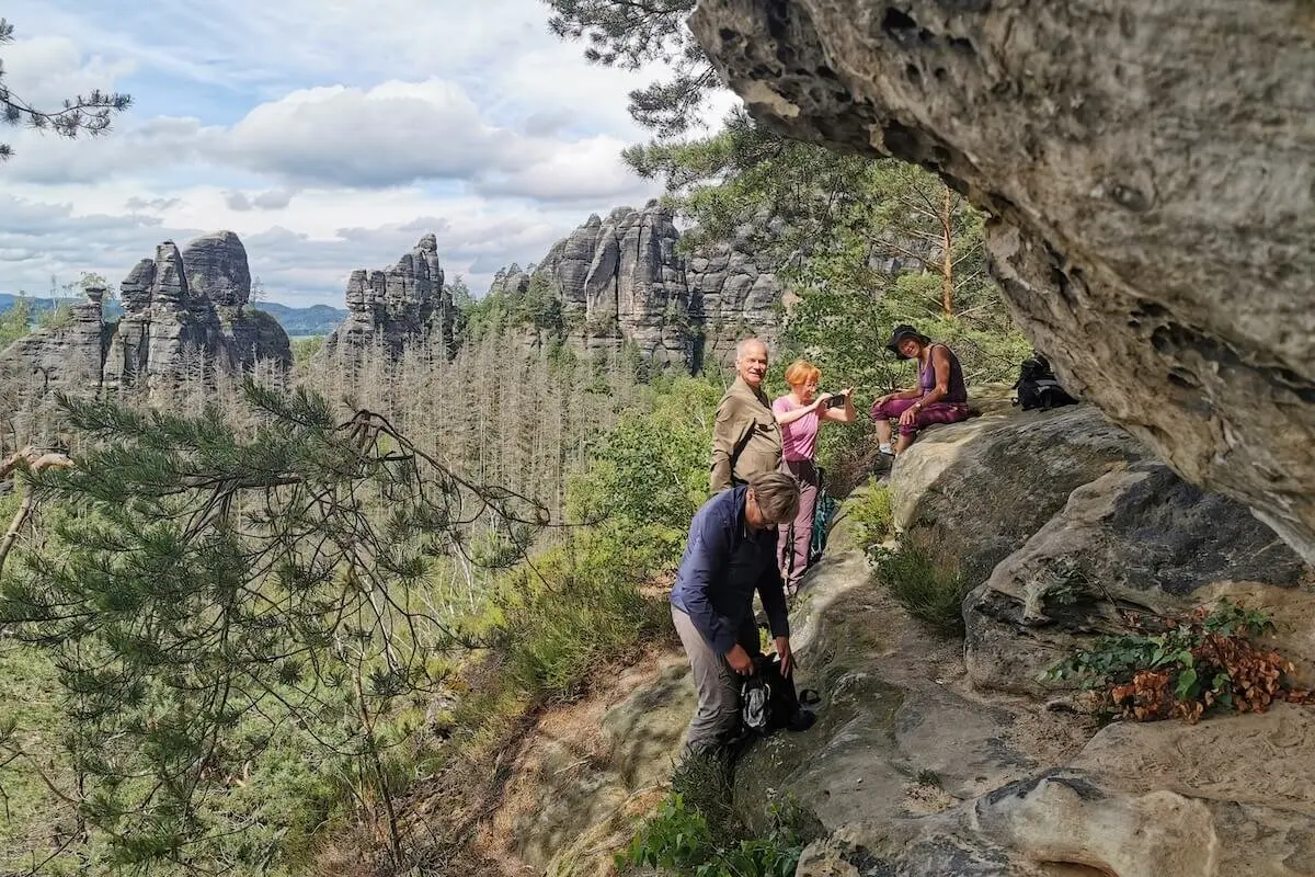 Wilde Touren im Elbsandstein Juni 2024 | © DAV Markt Schwaben | Foto Stefan Adams