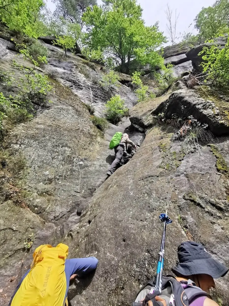Wilde Touren im Elbsandstein Juni 2024 | © DAV Markt Schwaben | Foto Stefan Adams
