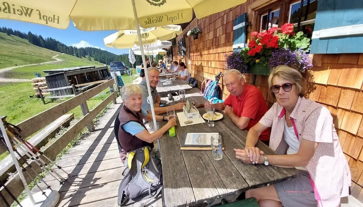 Wanderung Schliersee Gindlalm August 2024 | © DAV Markt Schwaben | Fotot Hubert Inhofer