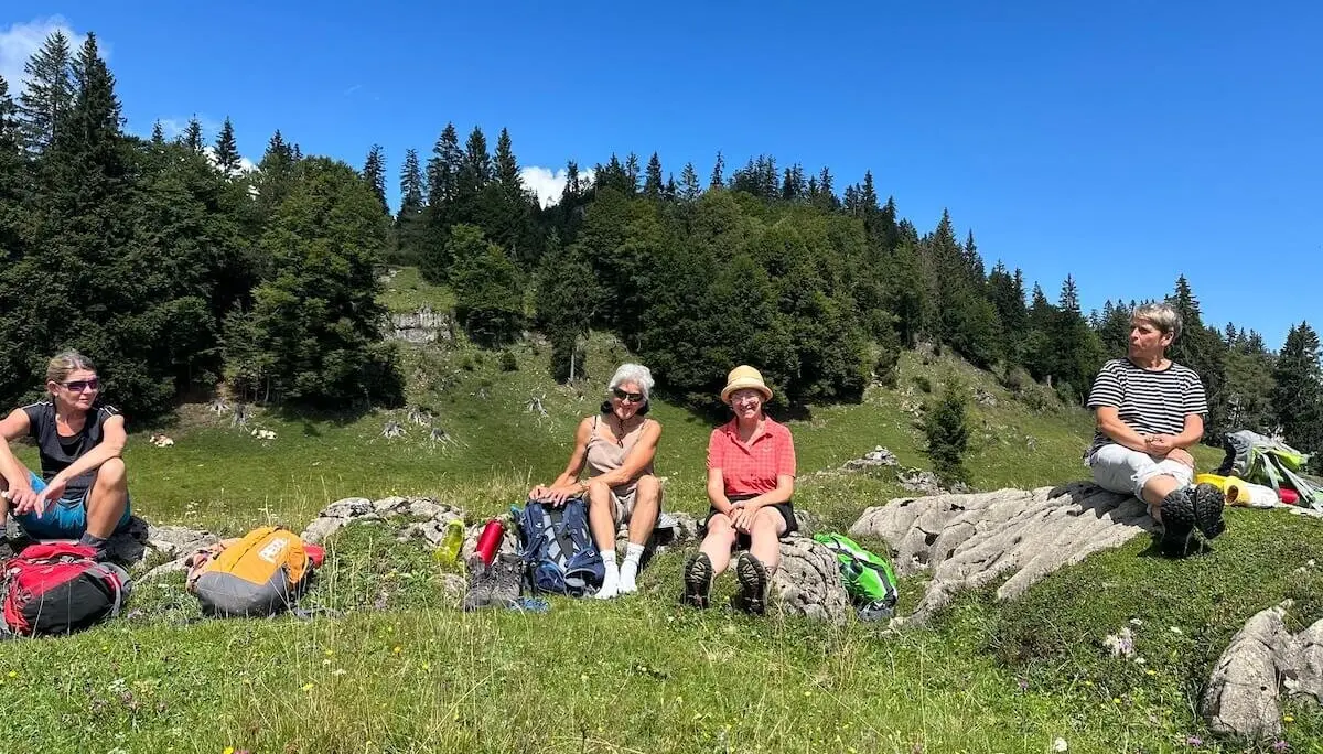 Jahreszeitenwanderung Sommer Taubensee 2024 August | © DAV Markt Schwaben | Foto Elke Kressirer