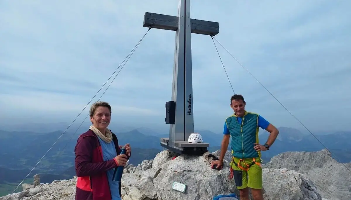 Am Gipfel des Großen Hinterhorns | © Edith Kressirer