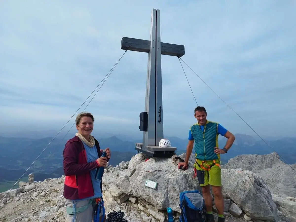 Am Gipfel des Großen Hinterhorns | © Edith Kressirer