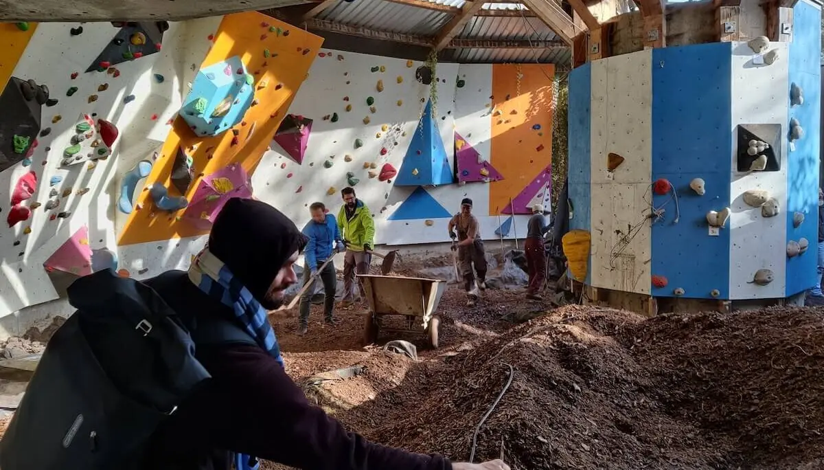 Arbeitsdienst Bodenaustausch 10-12 Oktober 2024 | © DAV Markt Schwaben