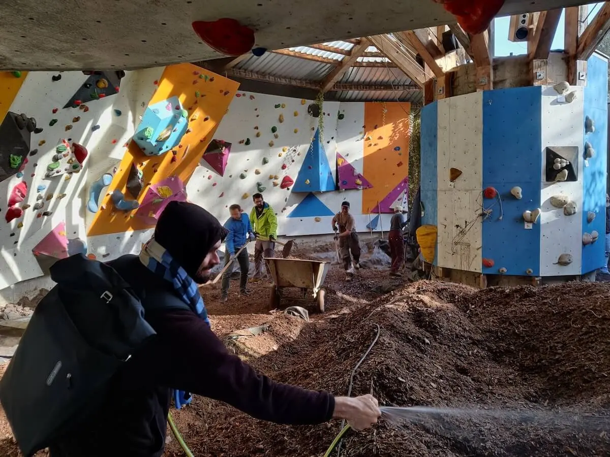 Arbeitsdienst Bodenaustausch 10-12 Oktober 2024 | © DAV Markt Schwaben