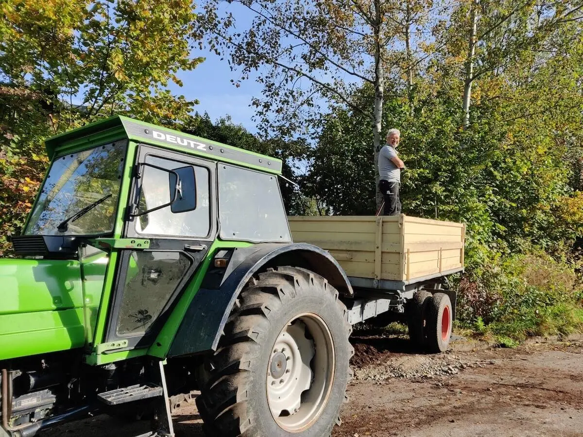 Arbeitsdienst Bodenaustausch 10-12 Oktober 2024 | © DAV Markt Schwaben