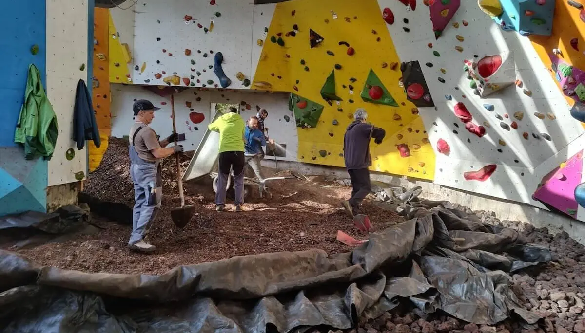 Arbeitsdienst Bodenaustausch 10-12 Oktober 2024 | © DAV Markt Schwaben