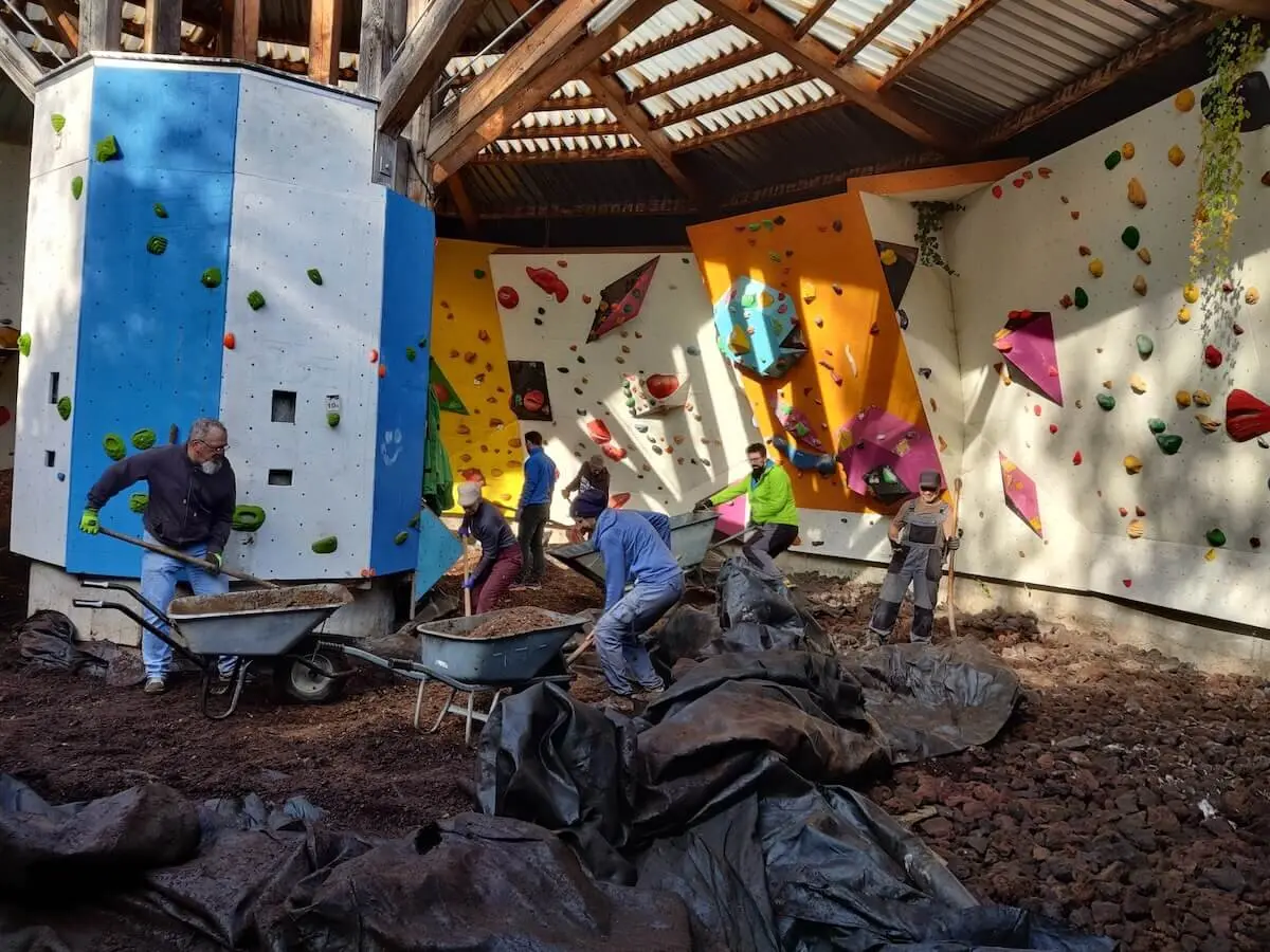 Arbeitsdienst Bodenaustausch 10-12 Oktober 2024 | © DAV Markt Schwaben