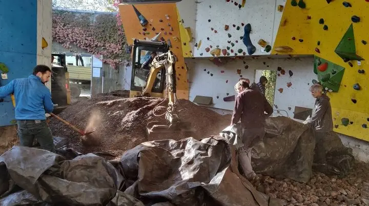 Arbeitsdienst Bodenaustausch 10-12 Oktober 2024 | © DAV Markt Schwaben