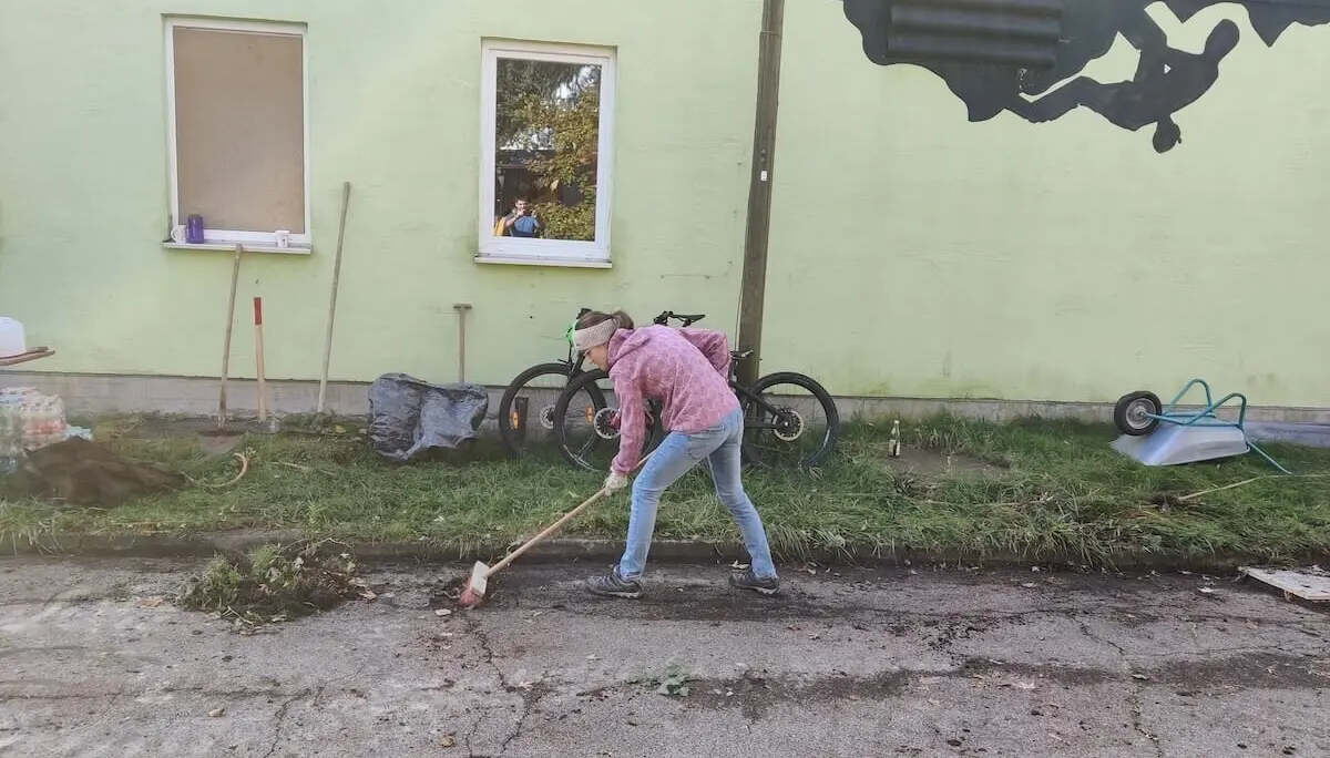 Arbeitsdienst Bodenaustausch 10-12 Oktober 2024 | © DAV Markt Schwaben