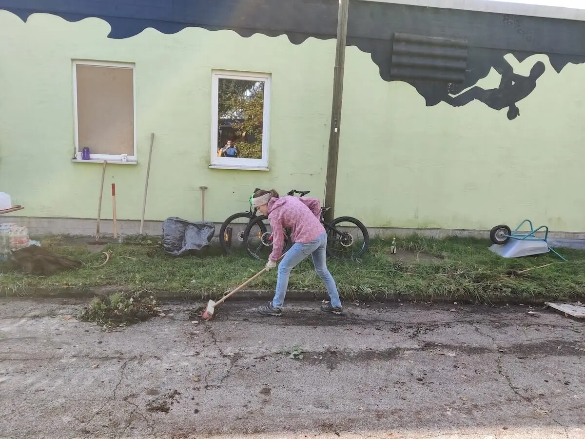 Arbeitsdienst Bodenaustausch 10-12 Oktober 2024 | © DAV Markt Schwaben