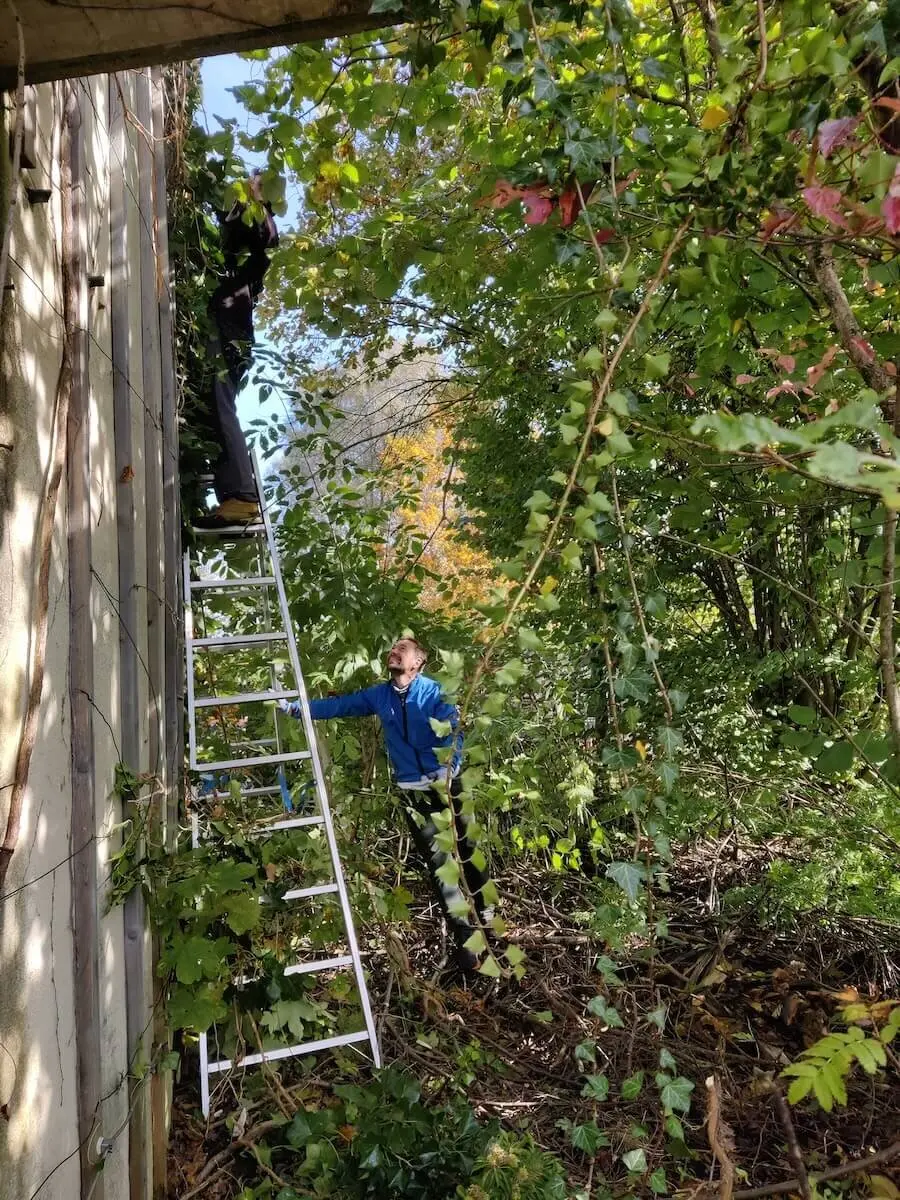 Arbeitsdienst Bodenaustausch 10-12 Oktober 2024 | © DAV Markt Schwaben