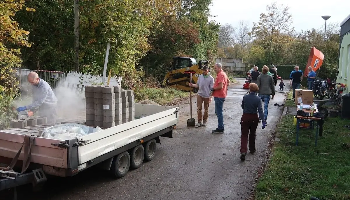 Arbeitsdienst Bodenaustausch 18-19 Oktober 2024 | © DAV Markt Schwaben