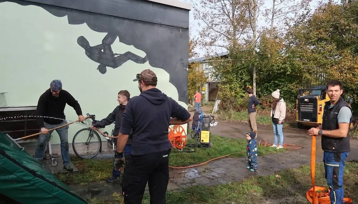 Arbeitsdienst Bodenaustausch 18-19 Oktober 2024 | © DAV Markt Schwaben