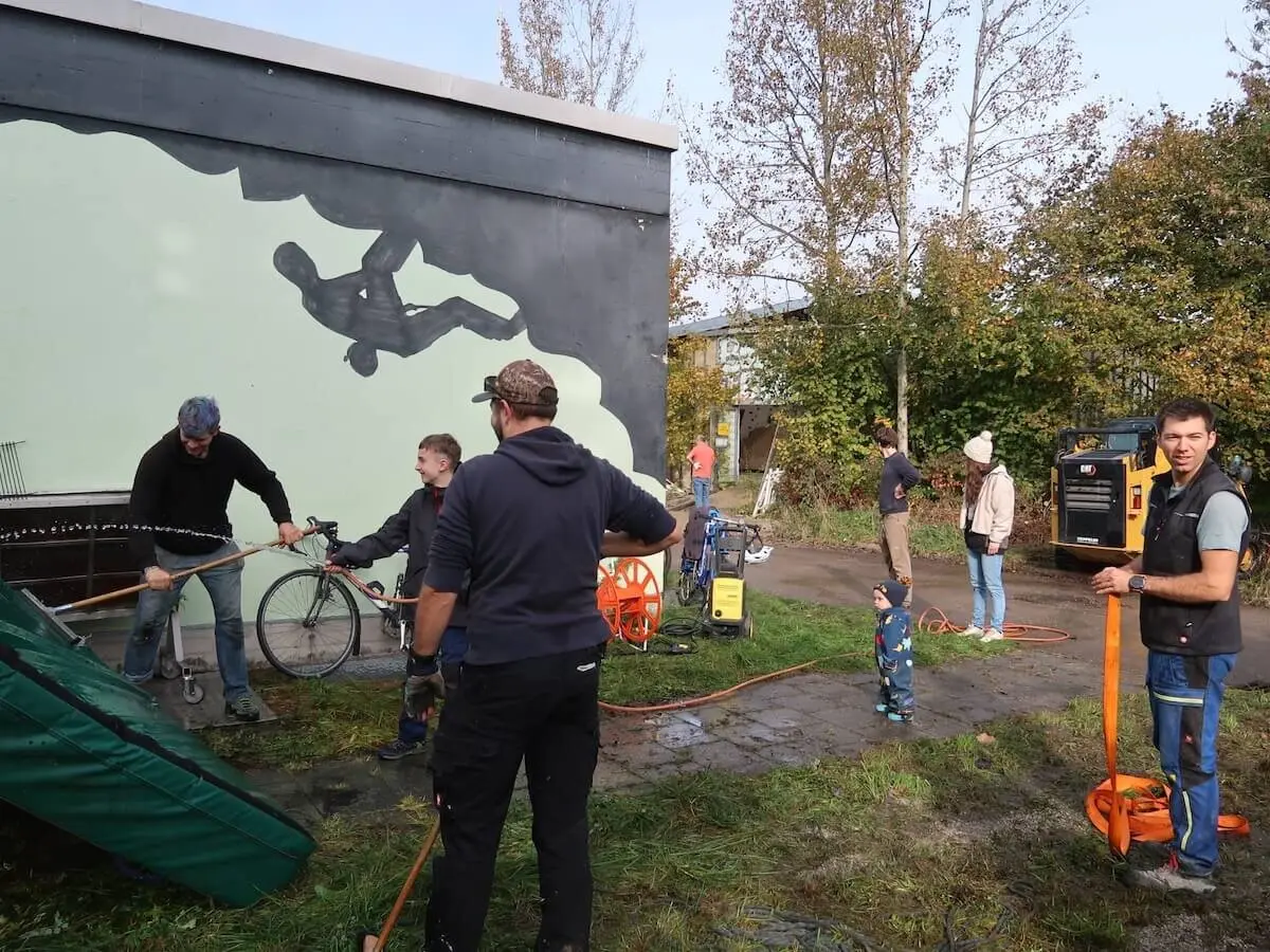 Arbeitsdienst Bodenaustausch 18-19 Oktober 2024 | © DAV Markt Schwaben