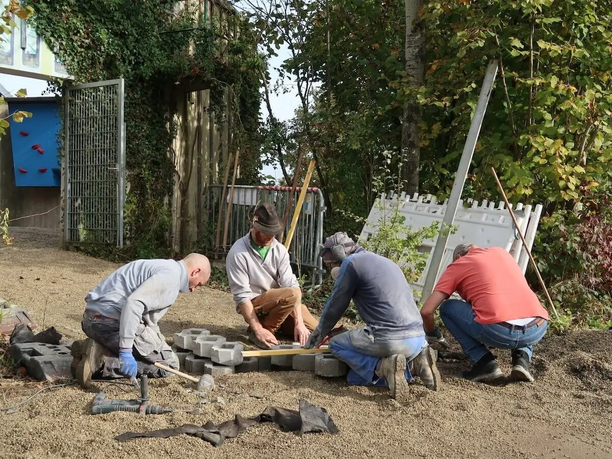 Arbeitsdienst Bodenaustausch 18-19 Oktober 2024 | © DAV Markt Schwaben