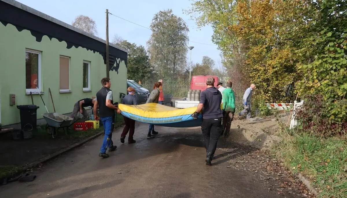 Arbeitsdienst Bodenaustausch 18-19 Oktober 2024 | © DAV Markt Schwaben