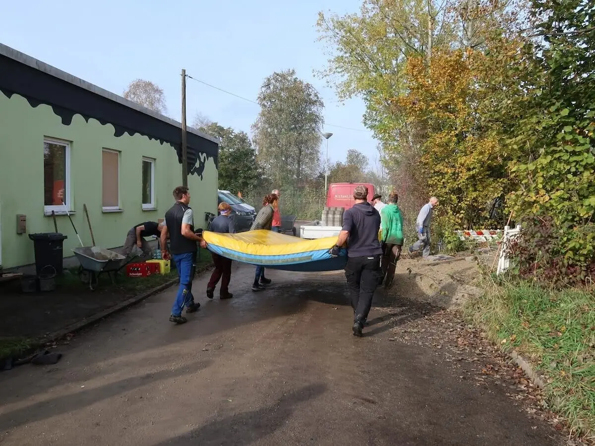 Arbeitsdienst Bodenaustausch 18-19 Oktober 2024 | © DAV Markt Schwaben