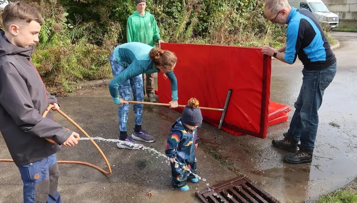 Arbeitsdienst Bodenaustausch 18-19 Oktober 2024 | © DAV Markt Schwaben